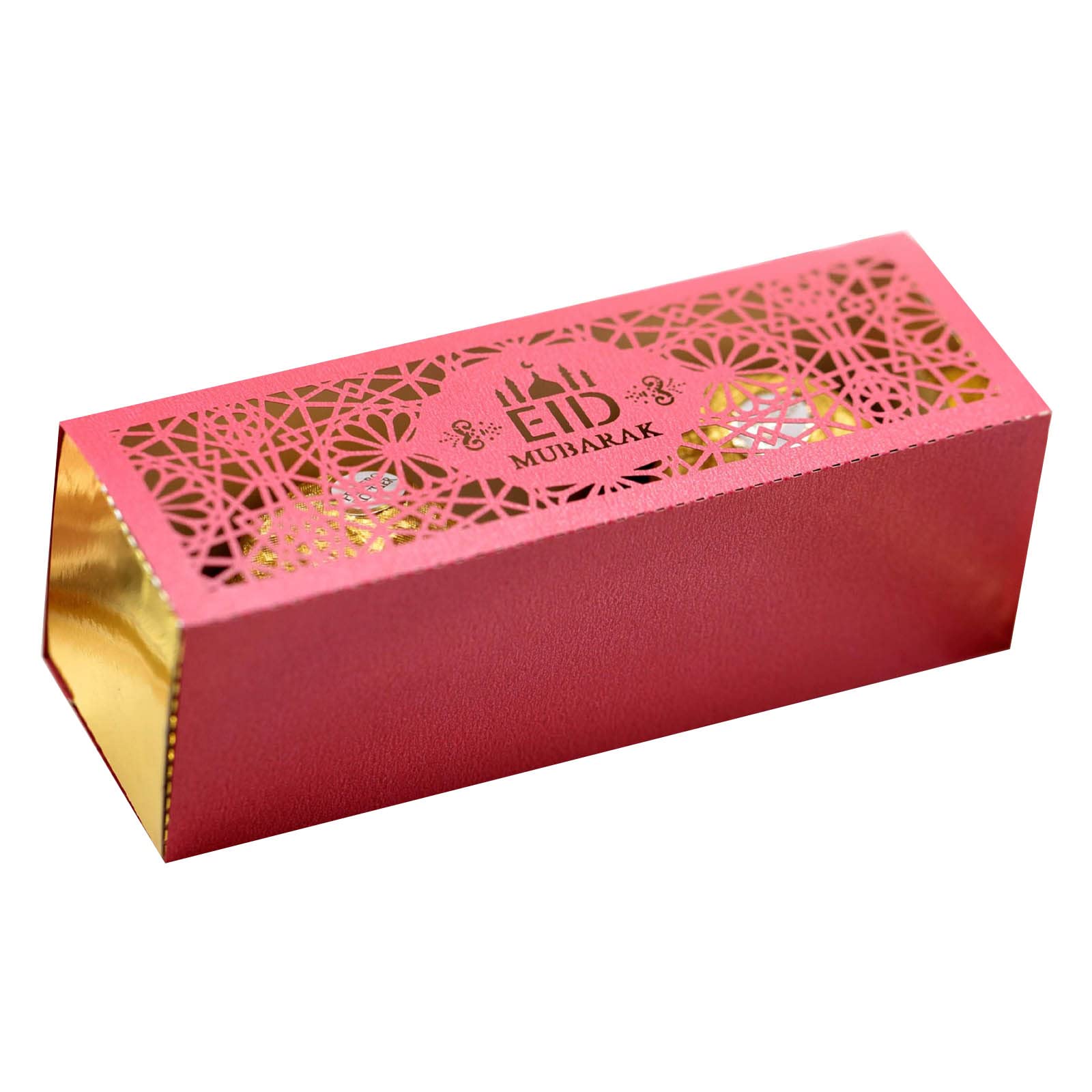 50 Stück Eid Candy Box Schokolade Geschenkboxen Islamisches Festival Happy Al-Fitr Event Party Supplies Schokolade Geschenkbox