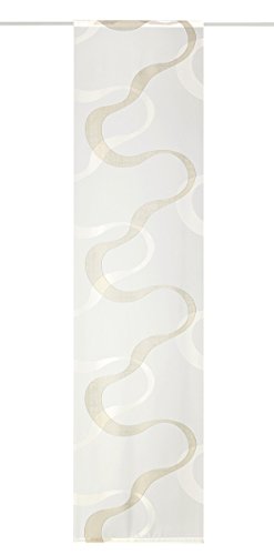 Neutex for you! Schiebevorhang, Stoff, wollweiss-Champagner-Creme, 245 x 60 x 0.1 cm