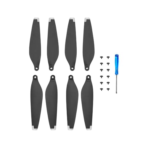 Drohnenzubehör for DJI MINI 4 Pro Propeller Ersatzblätter Drone 6030F Propellerblätter Leichte Flügelventilatoren MINI 4 Pro Zubehör Das ist austauschbar(8Pcs Siliver)