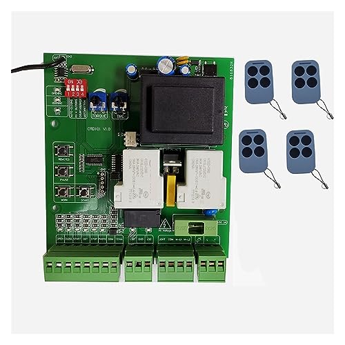 Elektrisches Toröffnungsset, AC-Leiterplatte, Steuerkarte, Hauptplatine, Platte for Schiebetoröffnermotor(1 board with 4 key)