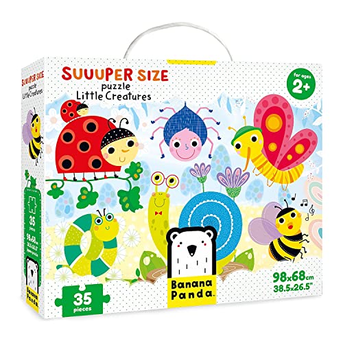 Banana Panda - Suuuper Size Puzzle Little Creatures - Riesenpuzzle für Kinder ab 2 Jahren