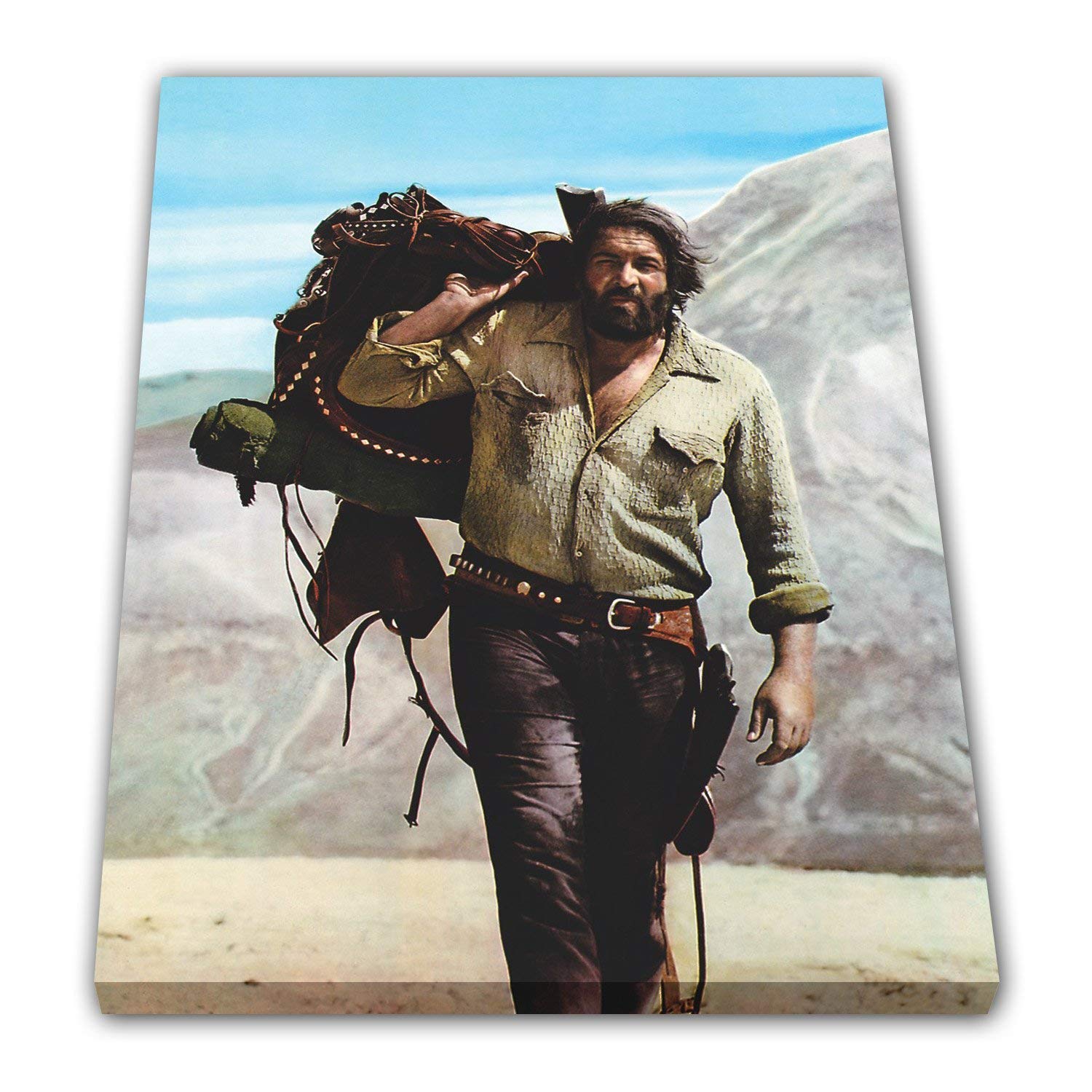 Bud Spencer - Bambino (Vier Fäuste für EIN Halleluja) - Leinwand (80x120cm)