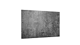 ALLboards Glas Magnettafel Betonmauer Zementmauer Zement 60x40cm Glasbild Memoboard aus Glas Glastafel mit Betonwand-Motiv Magnetwand zum Beschriften Magnetische Tafel Wanddekoration Wandbild