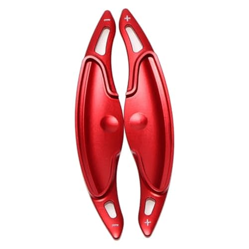 DOFABI for Hyundai, I30, for Wagon N Line, for Veloster, for KONA N, for Elantra, for Avante GT N-line CN7 Auto-Lenkrad-Schaltpaddel Schaltwippen-Erweiterungen(Red)