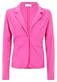 Cartoon Damen Casual-Blazer mit Reverskragen Rose Violet,44