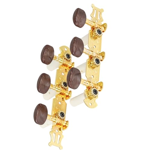 Strings Tuning Pegs Mechaniken Für Gitarre Stimmgeräte für klassische Gitarre, Knöpfe für Akustikgitarre, offene Metallstimmgeräte mit dreifachem Achatkopf, präzise