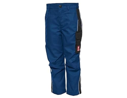 Kinder Arbeitshose Bundhose e.s. Active Engelbert Strauss Kornblau/schwarz (134/140, Blau)