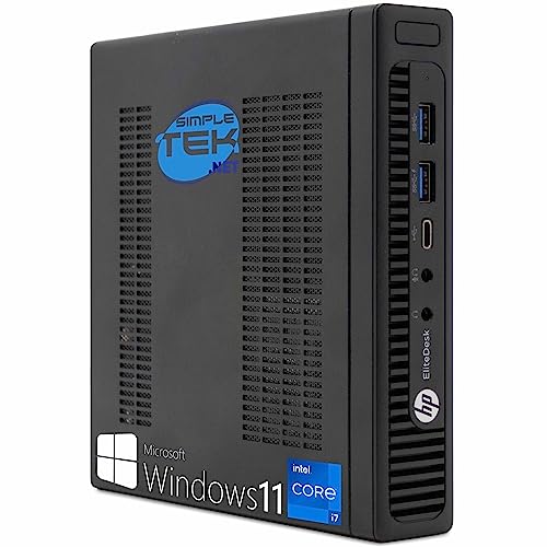 HP EliteDesk 800 G2 USDT Core i7 4 GHz Windows 11 Pro | 8 GB RAM SSD 480 GB | USB Type-C DisplayPort Smartworking (Generalüberholt)