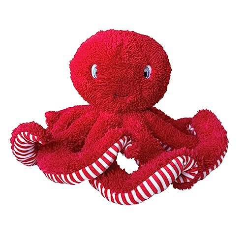 fouFit FouFouBrands TenTICKLE Octoplush Octopus Plüsch-Hundespielzeug, groß