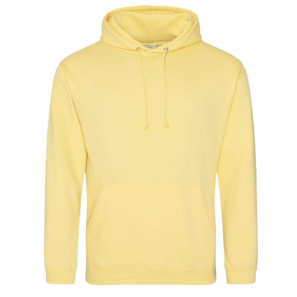 Just Hoods - Unisex College Hoodie/Sherbed Lemon, 3XL