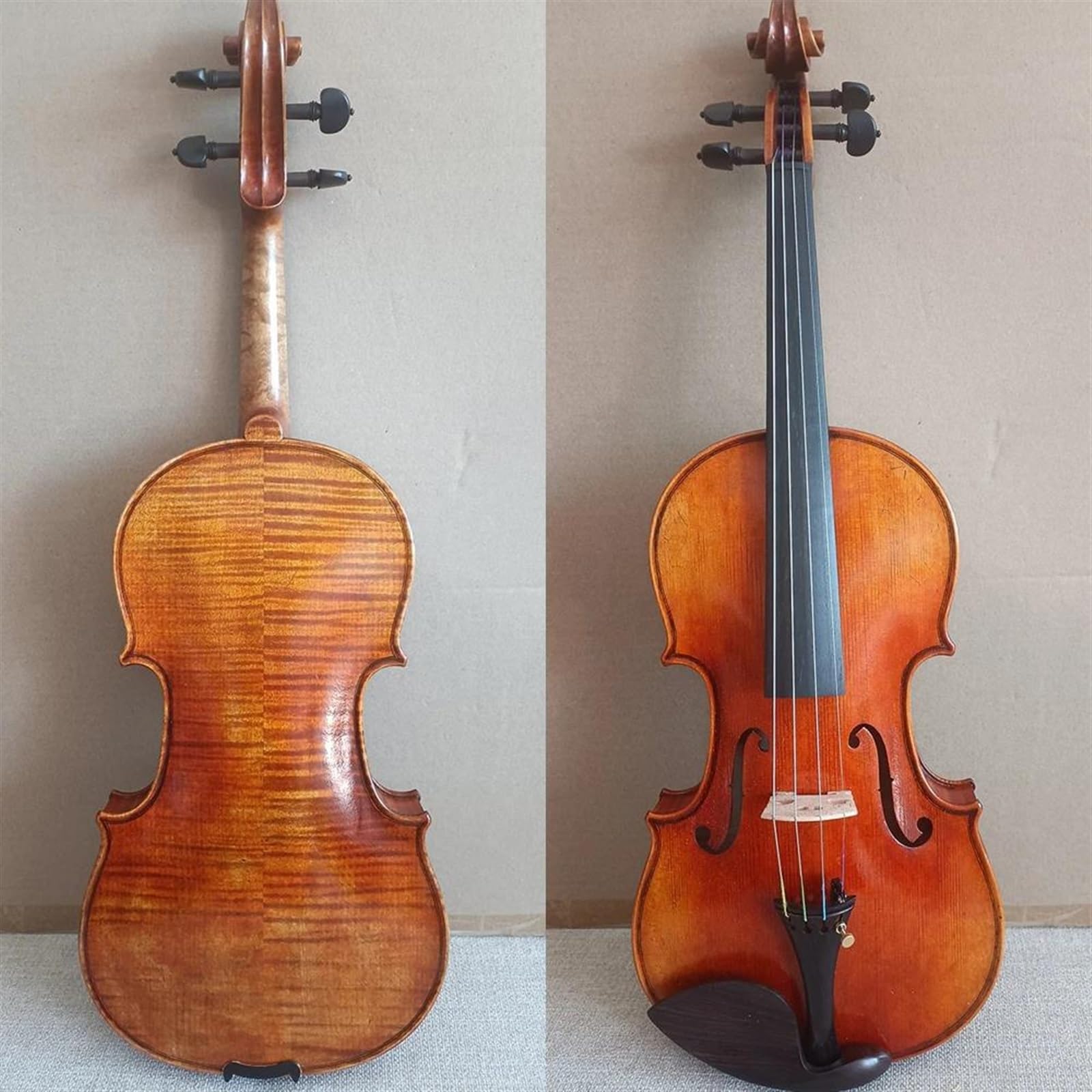 Standard Violine Europäische Handgefertigte Violine 4/4 3/4 1/4 1/2(1/2)