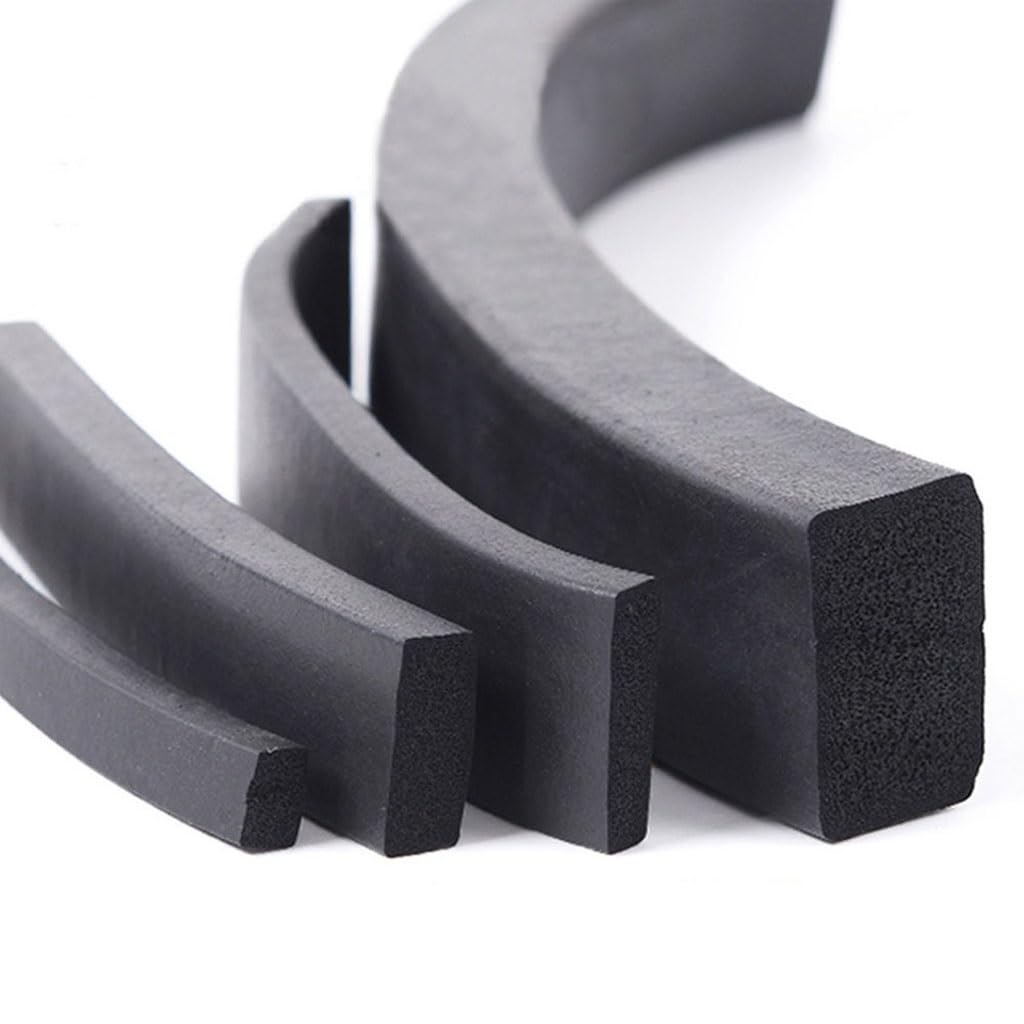 Black EPDM Rubber Foam Sealing Strip Square Sponge Gasket for Cabinet Door Seal 3x3mm 4x4 4x5 4x6 5x5 5x6 6x6 8x8 10x10 12x12mm, 1pcs (Color : 4x6mm, Size : 10 Meters)