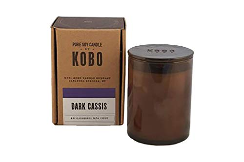 Dark Cassis Kobo Soy Candle From The Woodblock Collection by Kobo Candles