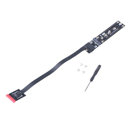 Qsvbeeqj Key M auf Key Verlängerungskabel Adapterkarte mit Hochgeschwindigkeitskabel für 2230/2242/2260/2280 Laptop-Adapter