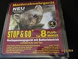 STOP & GO Marderabwehr Typ 8 PLUS-MINUS Hochspannung+Ultraschall+Batterie 07544