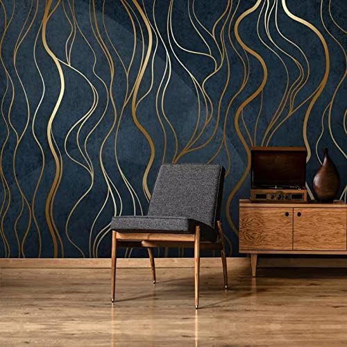 XLMING Abstrakte Geometrische Linien 3D Tapete Home Dekoration Wohnzimmer Sofa Schlafzimmer Tv Hintergrund Wand-350cm×256cm