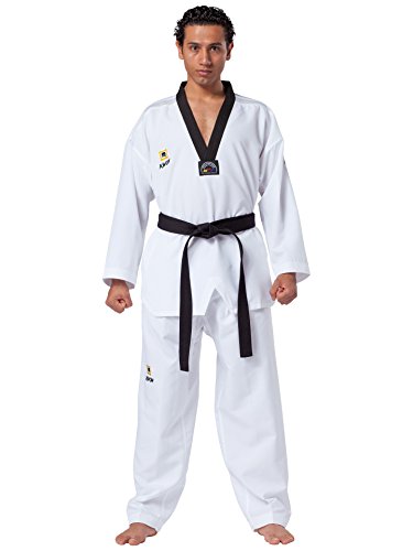 Kwon Taekwondo Anzug Fightlite schwarzes Revers TKD