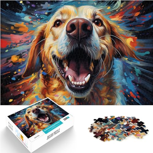 Puzzle für Puzzle Fantasie bunter Hund Puzzles für Erwachsene 1000-teiliges Holzpuzzle Familienaktivität Puzzles Lernspiele 1000 Teile (50x75cm)