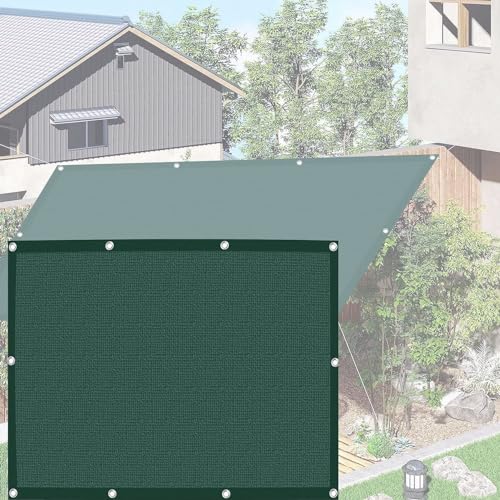 Gartenmasche Sonnenschutznetz, Schattentuch UV-beständiges Netz, Schattiernetz Schatten Sonnensegel für Gewächshaus Garten Balkon Pool und Terrasse 1x1m-10x15m(Size:1x10m(3x33 ft))
