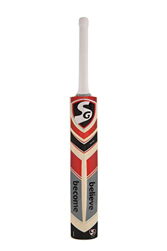 SG Fledermaus Sierra Cricketschläger 150, Klasse 5, englische Weide, Größe 4, Lederball, merhfarbig, 30