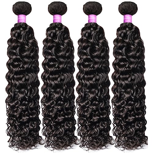 Human Hair Bundles Wasser Welle Bundles Brasilianische Haarwebart Bundles 3/4 Pc Menschliches Haar Bundles Natürliche Schwarze Remy Haar Extensions human hair weave (Size : 9a Remy Hair, Color : 14