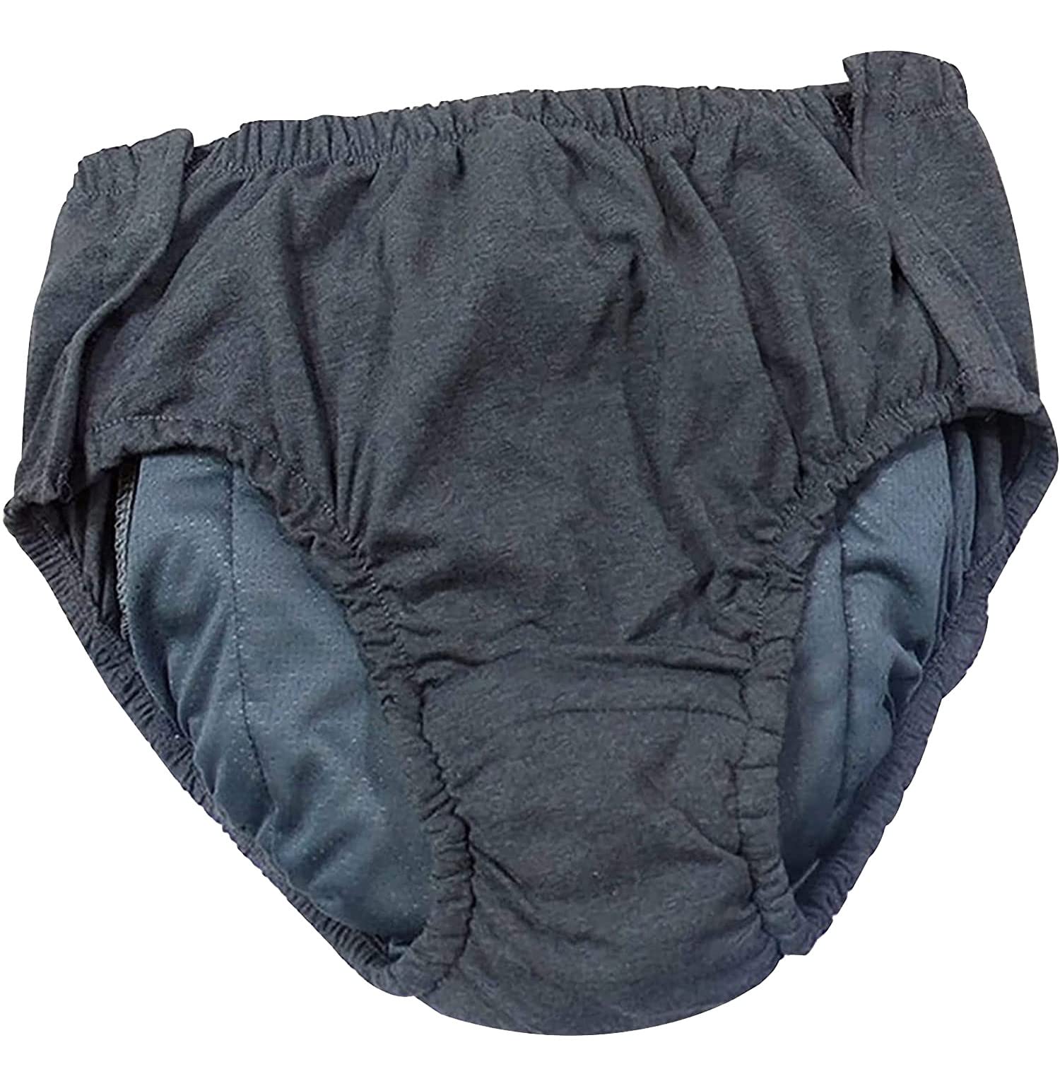 Hosen H?schen Inkontinenzslip, Auslaufsicher H?schen Für Damen Mit Integrierter Saugeinlage Baumwolle ?ltere Menschen Erwachsene Windelhosen, Waschbar Wiederverwendbar Grey,S (Grey L)