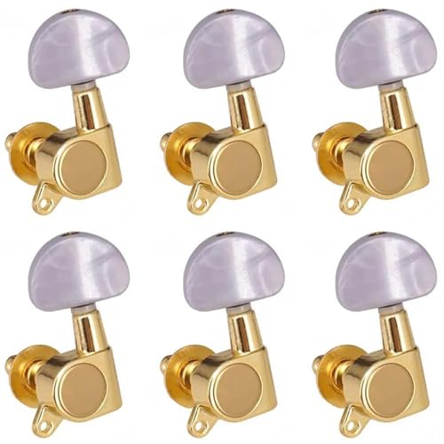 Strings Tuning Pegs Mechaniken Für Gitarre Folk-Akustik-E-Gitarre, Stimmschraube, Mechaniken-Mechanik, vollständig geschlossener Gitarrenknopf (Color : 4)