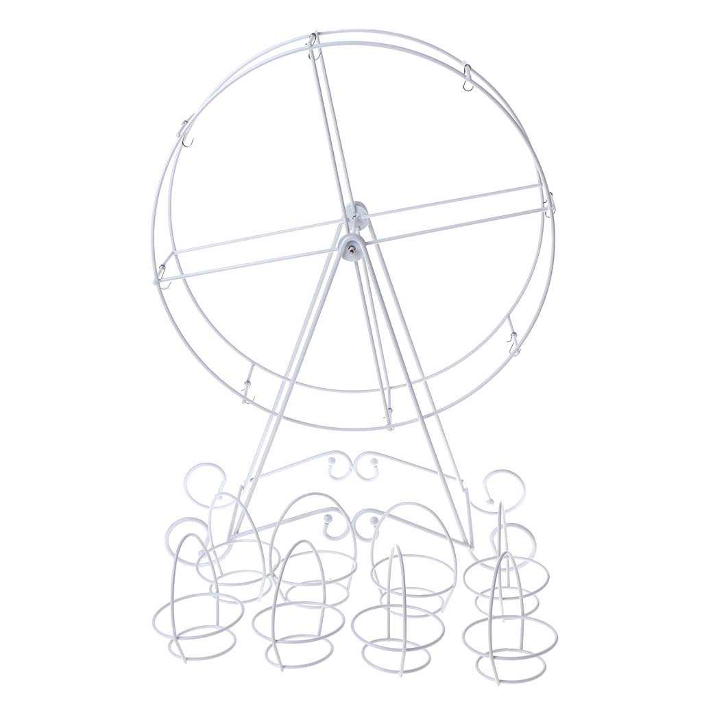 8 Cups Metal Rotating Ferris Wheel Cupcake Dessert Stand Cake Holder Display BirMöbel & Wohnen Feste & Besondere Anlässe Party & Eventdekoration!