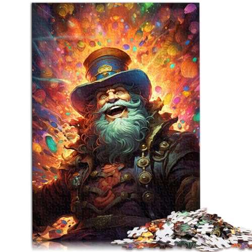 Puzzle für farbenfrohe Fantasie-Zwergelfe, 1000-teiliges Puzzlespiel, Holzpuzzle zum Stressabbau, Urlaub zu Hause, Zeit totschlagen, 1000 Teile (50 x 75 cm)