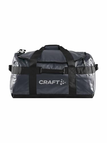 Craft ADV ENTITY DUFFEL 70 L | Duffle Bag Damen und Herren | Granite | Wasserdichte Reißverschlüsse | Verstellbare Schultergurte | Sporttasche Herren und Damen mit Wetterschutzklappe