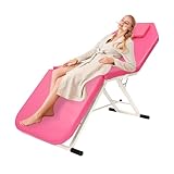 Klappbar Massageliege, Mobile Kosmetikbett Massagetisch, Dreifach Gefaltetes Kosmetikbett Mobile, für Fußmassage-Geschäften, Gesundheitssalons, Schönheitssalons