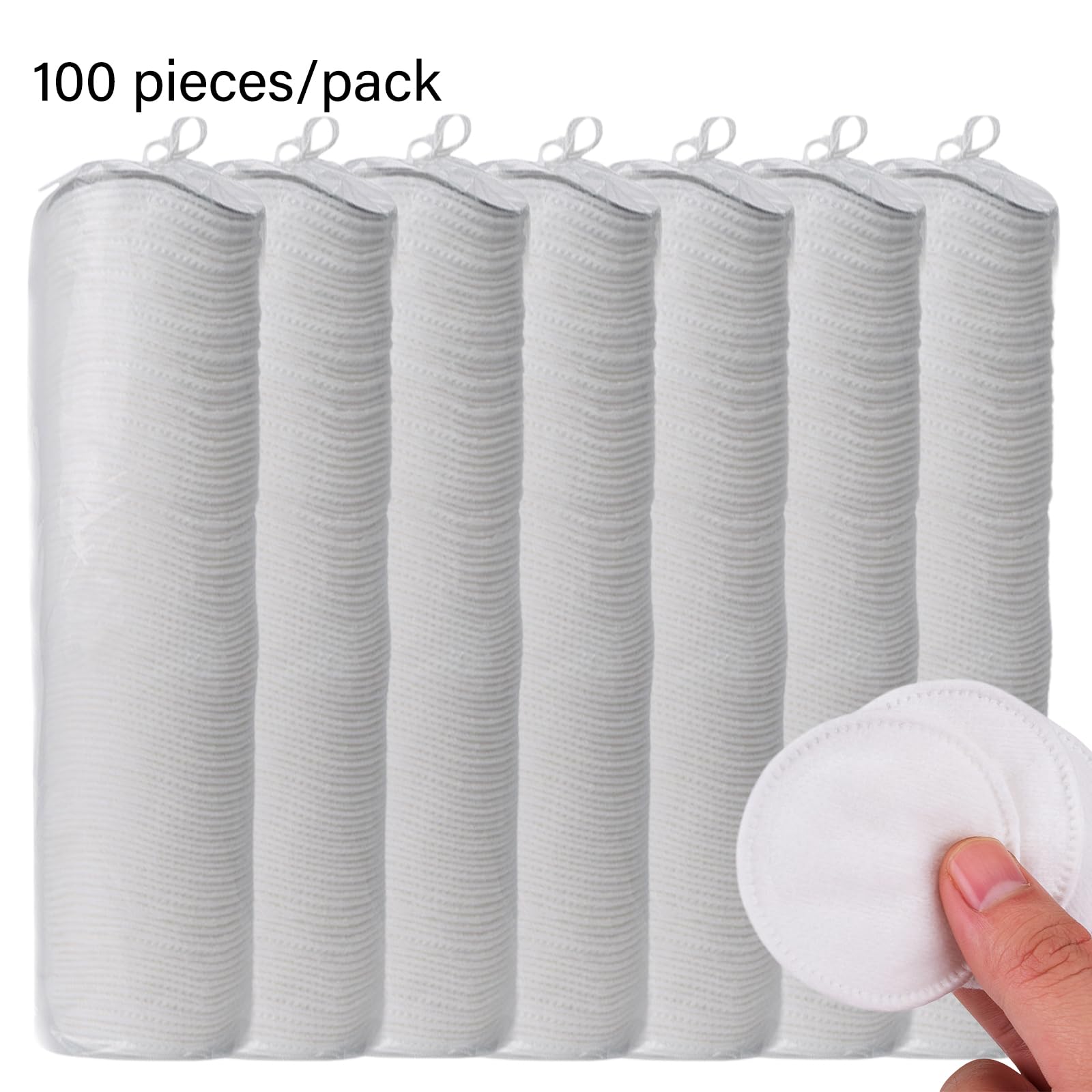 100 Rundes Wattepad Zur Gesichts Make Up Entfernung Reinigendes Gesichts Make Up Pad Die Schönheitsroutine