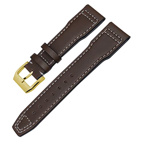 NEYENS Uhrenarmband aus echtem Leder für IWC Mark XVIII Le Petit Prince Pilotenuhr, 20 mm, 21 mm, 22 mm, Rindsleder, 20 mm, Achat