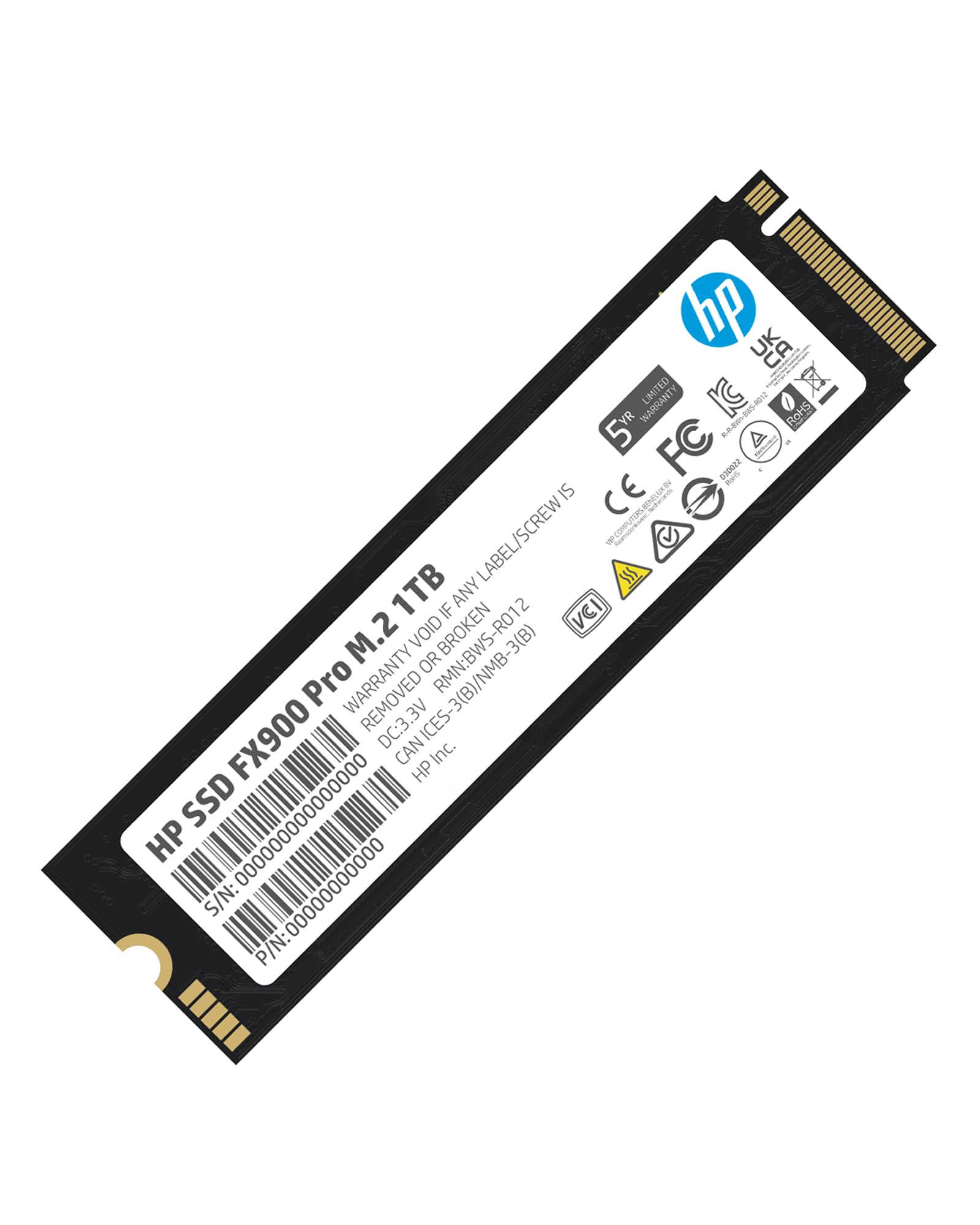 HP FX900 Pro 1 TB Solid State Drive - M.2 2280 Internal - PCI Express NVMe (PCI Express NVMe 4.0 x4)