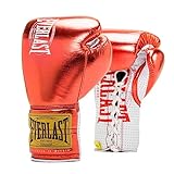 Everlast Unisex- Erwachsene Boxhandschuhe 1910 Pro Fight Glove Kampfhandschuhe,Rot, 10oz