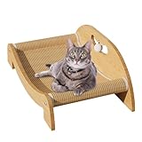 Kratzbett für Katzen, Kratzmöbel für Katzenkratzmöbel, Sofa-Form, Katzenkratzbrett aus Karton, Mehrzweck-Katzensofa, Kratzkissen, Katzenbett