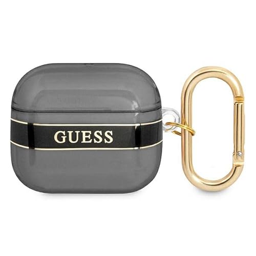 Guess TPU Printed Stripe Case für Apple Airpods 3 - black (GUA3HHTSK)