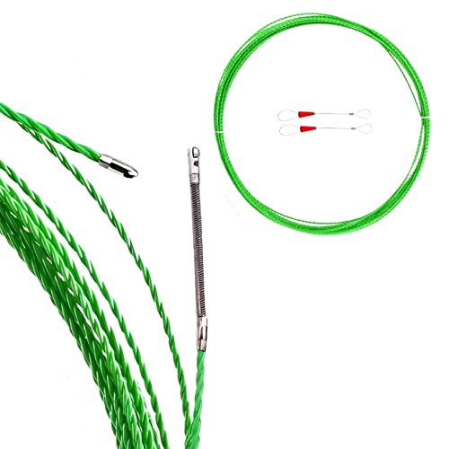 Fischband Kabelabzieher durch die Wand, 50M/164FT Electrica Fischband Kabelzieher Push-Pull Blei Gerät Bau Elektriker Handwerkzeuge φ4mm Modell 2