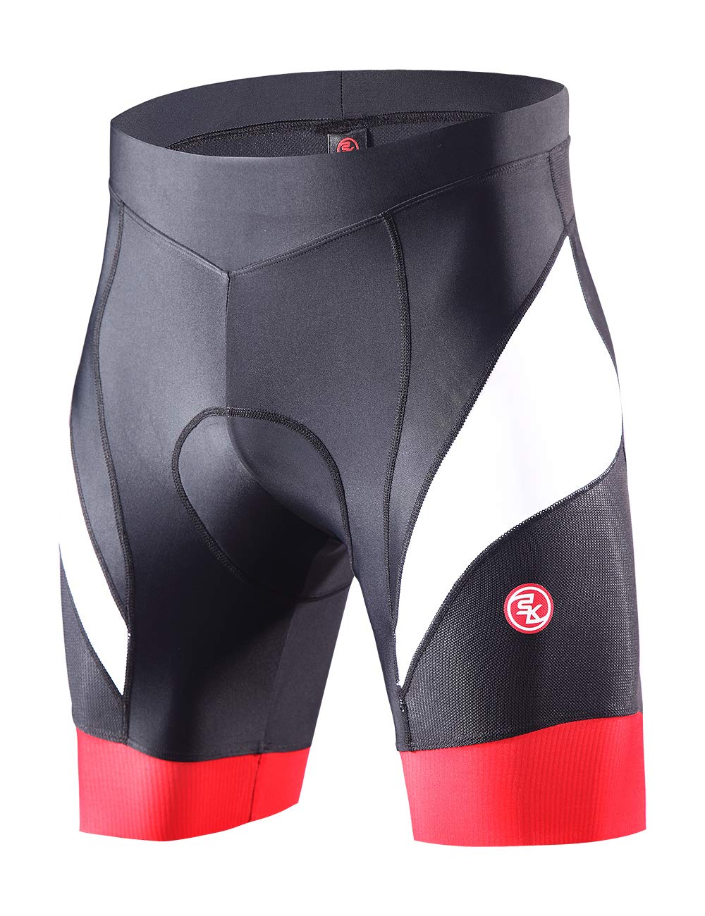 Souke Sports Herren 4D Gepolsterte Radlerhose Atmungsaktiv Schnelltrocknend Fahrradhose, XL