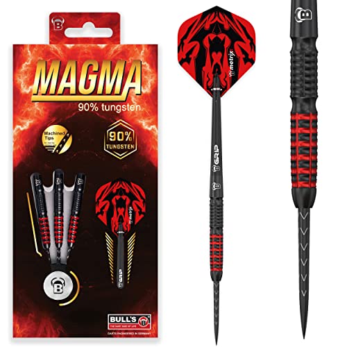 Bull's Magma Dart, Schwarz/Rot, 21 g