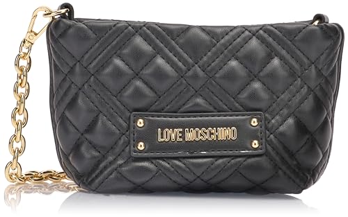 Love Moschino Damen Jc4342pp0fkd000 Umhängetasche, Schwarz, Einheitsgröße