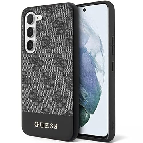 Hülle Guess GUHCS23SG4GLGR Samsung S23 S911 schwarz 4G Stripe Collection