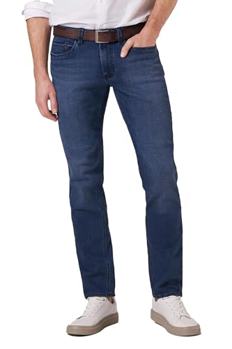 Hattric Herren Jeans Harris 5 Pocket Modern Fit New mid Blue - 34/34