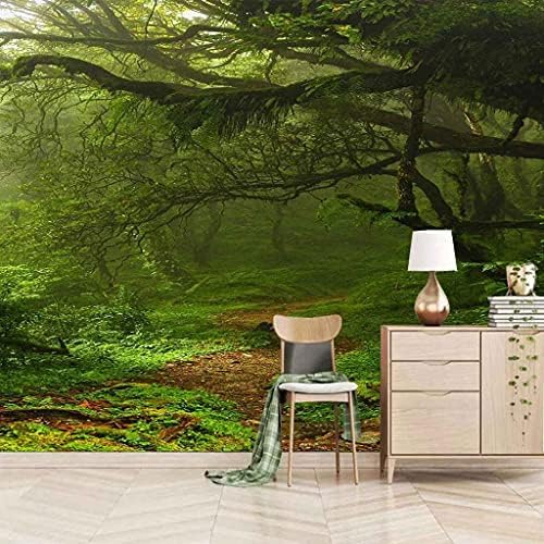 Grüner Urwald 3D Tapeten Wanddekoration Fototapete Sofas Wohnzimmer Wandbild Schlafzimmer-400cm×280cm