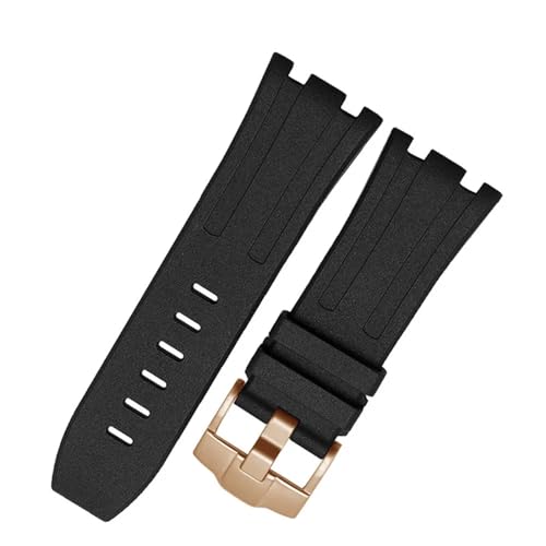 NEYENS Gummi-Uhrenarmband für Audemars Piguet, Herren-Armband, Silikon-Armband, Zubehör für 15703, 28 mm Silikon-Uhrenarmband, 28mm, Achat