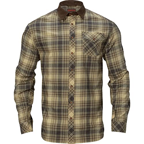 Harkila Driven Hunt Flannel Shirt Light Teak Check