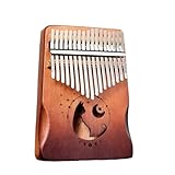 Kalimba 17 Tasten Kalimba Daumen Klavier Massivholz Furnier Tastatur Musical Instrument Kalimba Finger Klavier