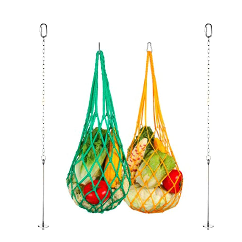 4er-Pack Hühnerspieß, Obsthalter, Hühnerspielzeug für Hühner, Haustiere, Vögel, Gemüse, hängendes Futterspender, Spielzeug mit Metallhaken, Hühnerli-Halter für Hühner