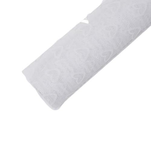 Blumen Geschenkpapier Liebesform, Netz, Blumenstrauß, Geschenkpapier, Geschenkpapier, Garnrolle, Rosenstrauß, Blumenladen-Materialien, 50 cm x 5 Yards(White)