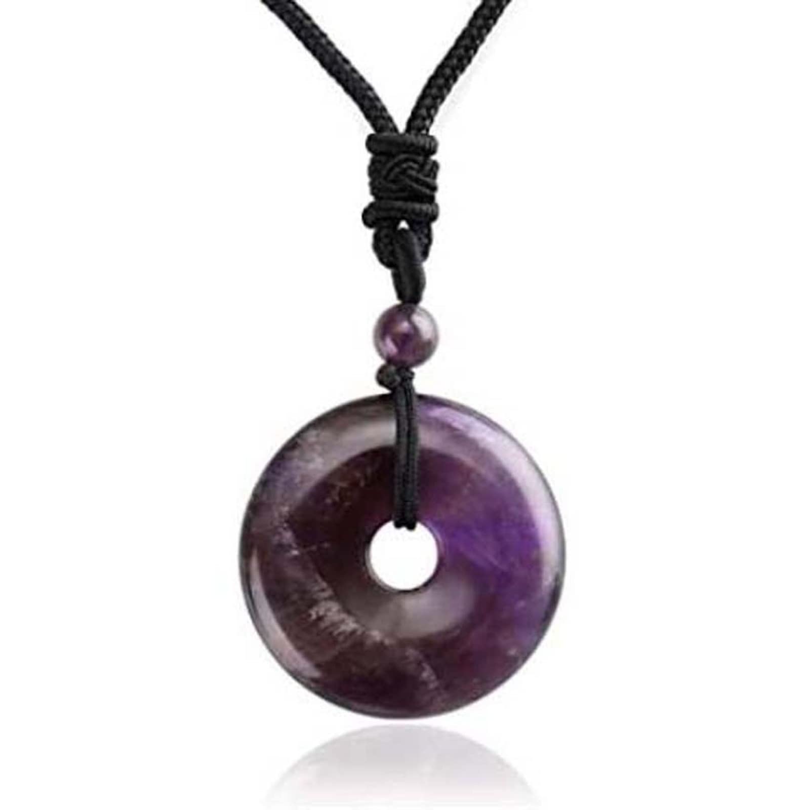 Natürlicher Kristall Quarz Stein Amethysten Reiki Baum des Lebens Hexagon Herz Chakra Stein Anhänger Draht umwickelter Schmuck,Amethyst 20